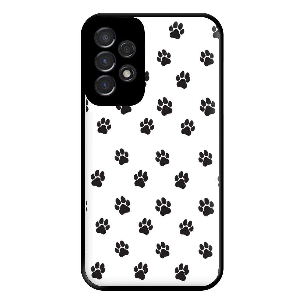 Paw pattern - Dog Patterns Phone Case for Galaxy A53