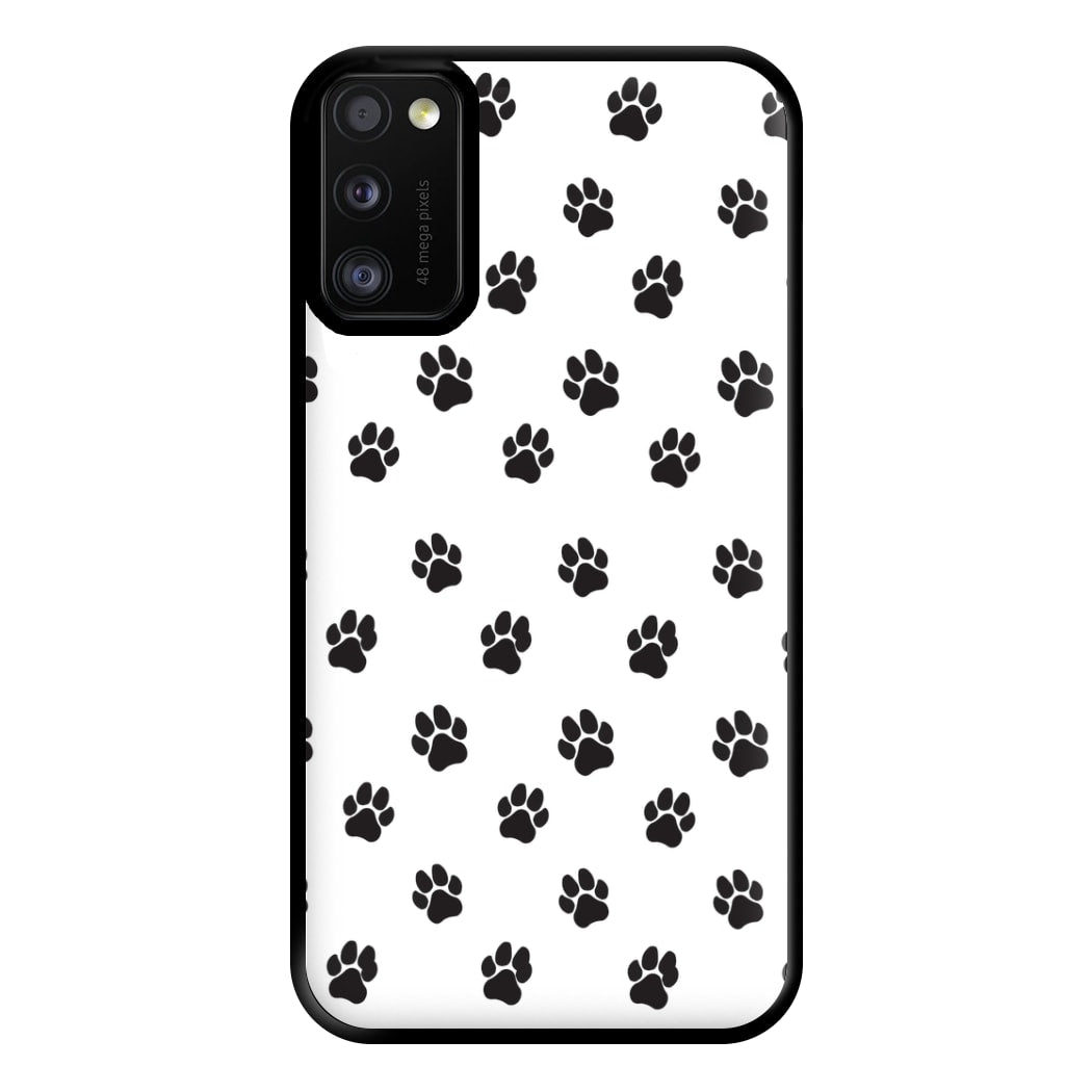 Paw pattern - Dog Patterns Phone Case for Galaxy A41