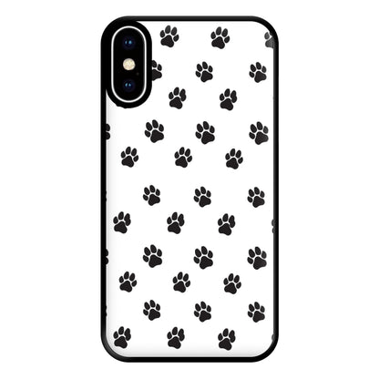 Paw pattern - Dog Patterns Phone Case for iPhone XS Max