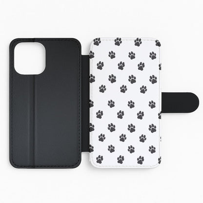 Paw pattern - Dog Patterns Flip Phone Case
