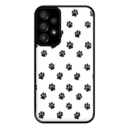 Paw pattern - Dog Patterns Phone Case for Galaxy A33