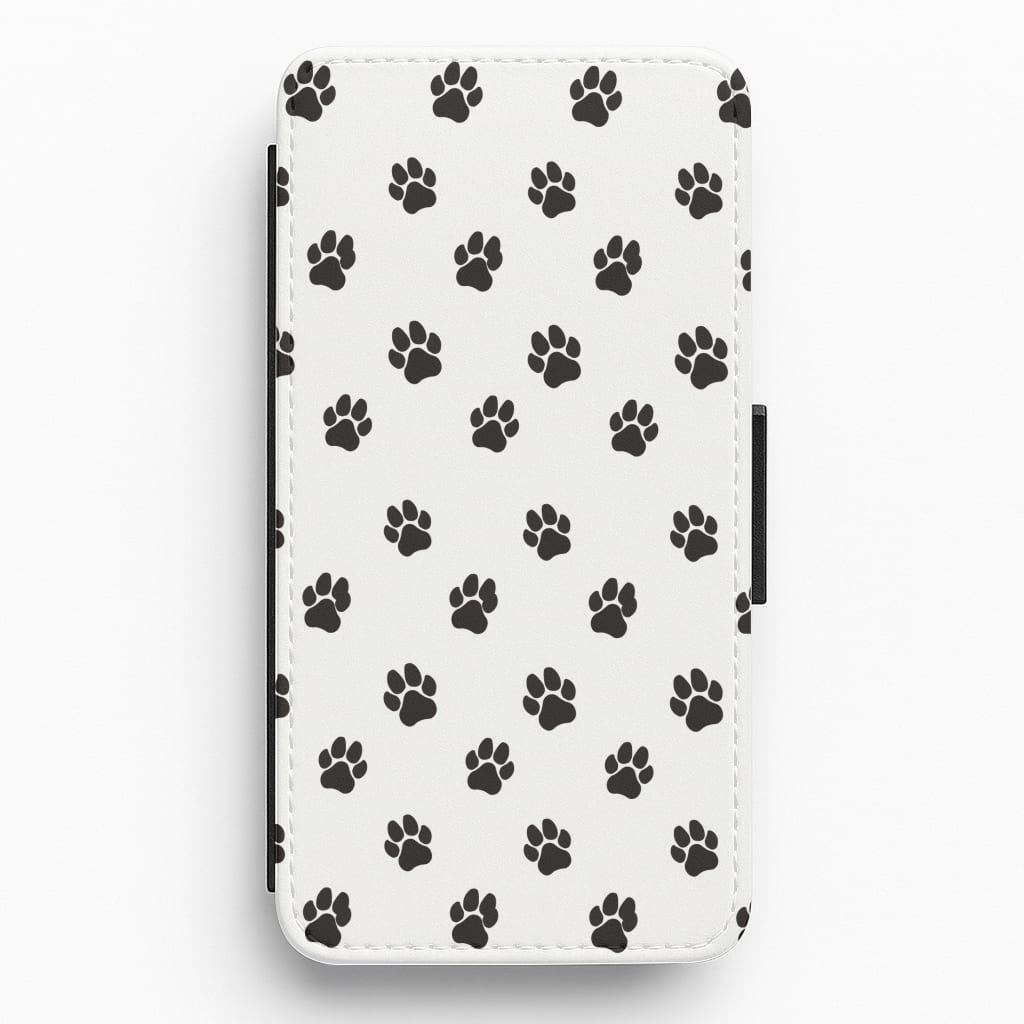 Paw pattern - Dog Patterns Flip / Wallet Phone Case
