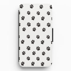Paw pattern - Dog Patterns Flip / Wallet Phone Case