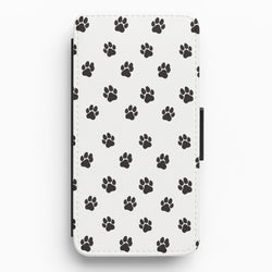 Paw pattern - Dog Patterns Flip / Wallet Phone Case