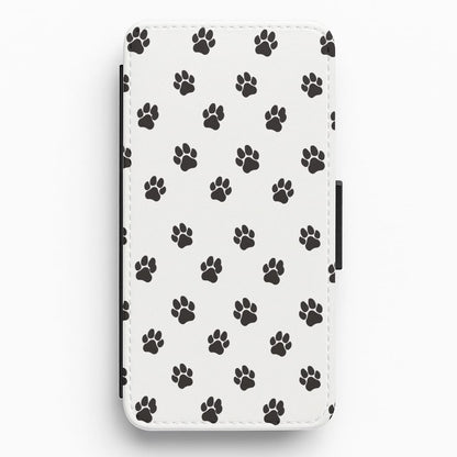 Paw pattern - Dog Patterns Flip / Wallet Phone Case