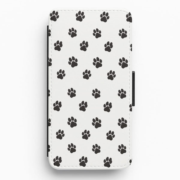 Paw pattern - Dog Patterns Flip / Wallet Phone Case