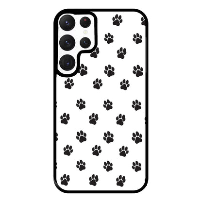 Paw pattern - Dog Patterns Phone Case for Galaxy S22 Ultra