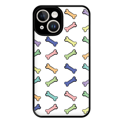 Multi colour bones - Dog Patterns Phone Case for iPhone 14