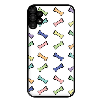 Multi colour bones - Dog Patterns Phone Case for Galaxy A13