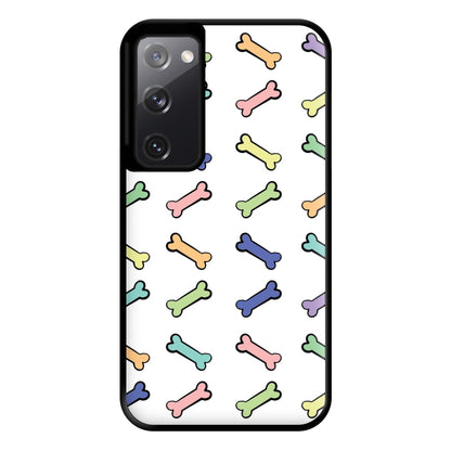 Multi colour bones - Dog Patterns Phone Case for Galaxy S20FE