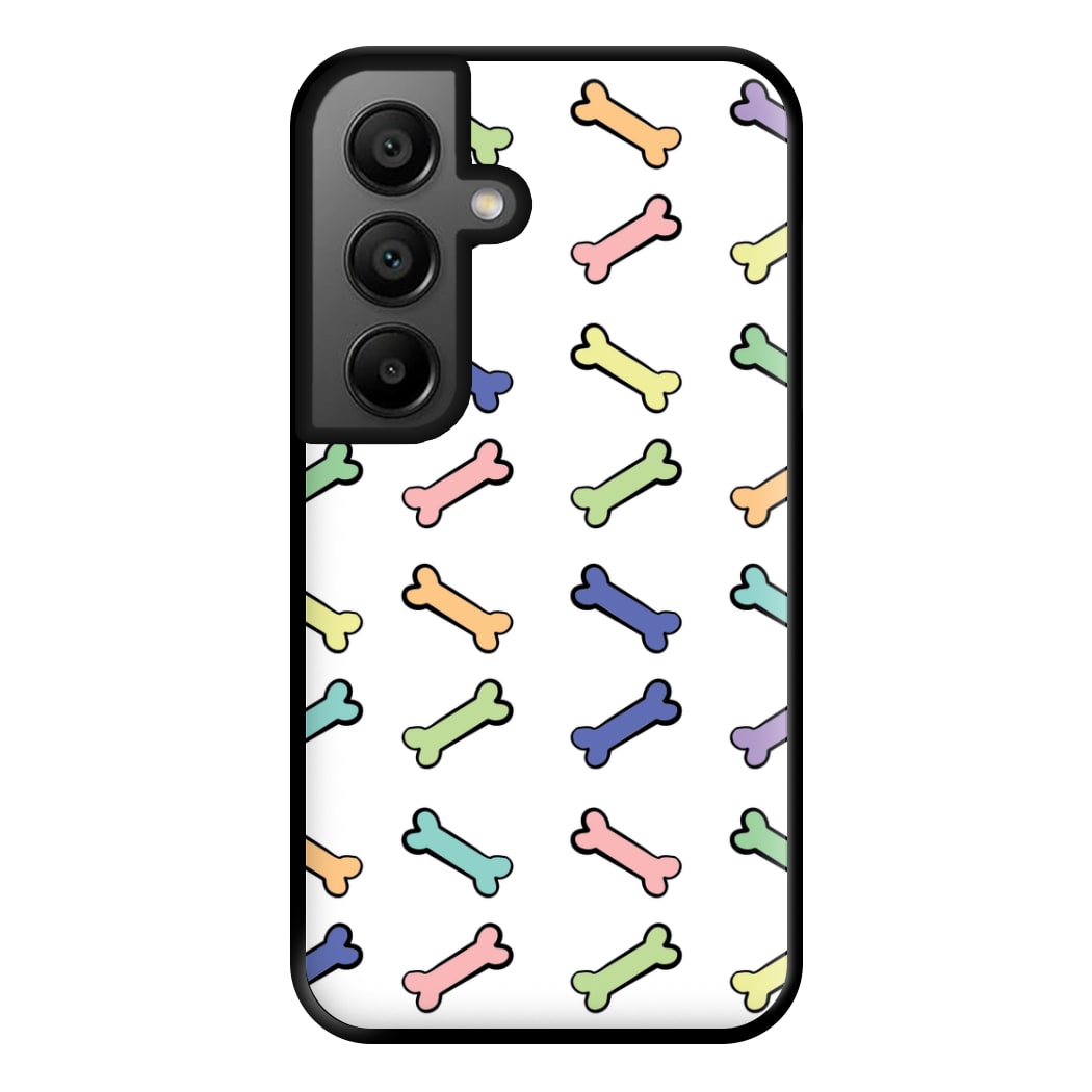 Multi colour bones - Dog Patterns Phone Case for Google Pixel 8