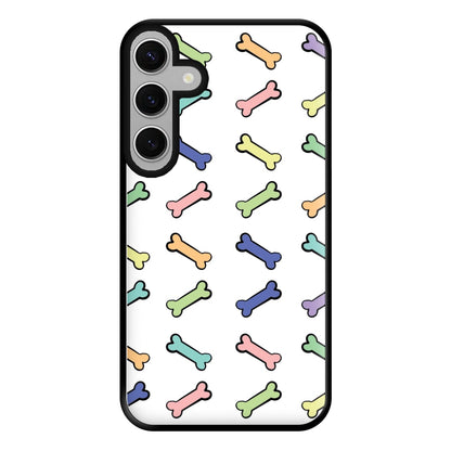 Multi colour bones - Dog Patterns Phone Case for Galaxy S24FE