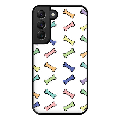 Multi colour bones - Dog Patterns Phone Case for Galaxy S22 Plus