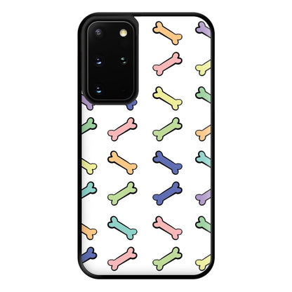 Multi colour bones - Dog Patterns Phone Case for Galaxy S20 Plus