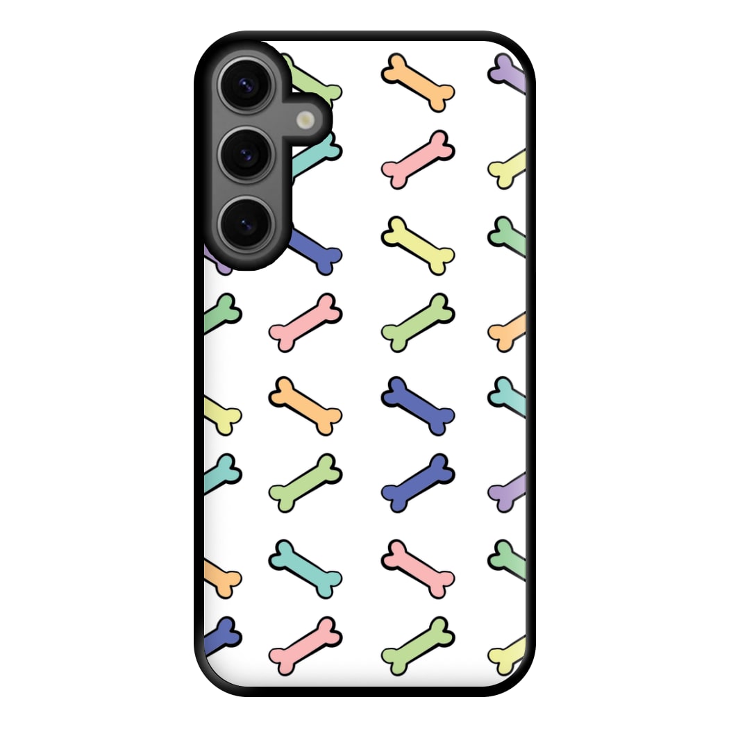 Multi colour bones - Dog Patterns Phone Case for Galaxy S23FE