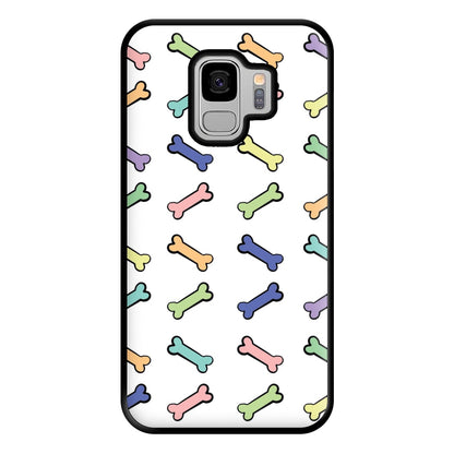 Multi colour bones - Dog Patterns Phone Case for Galaxy S9 Plus