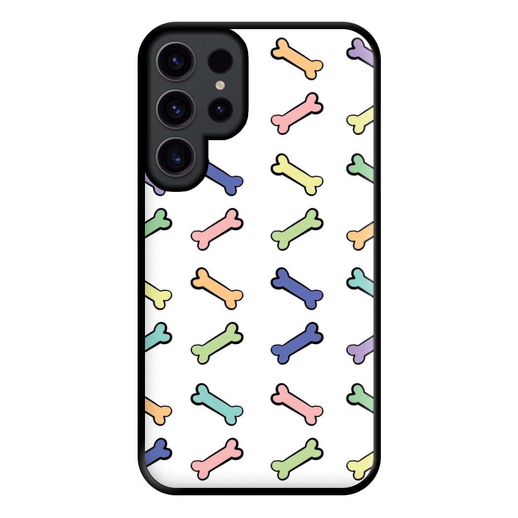 Multi colour bones - Dog Patterns Phone Case for Galaxy S23 Ultra