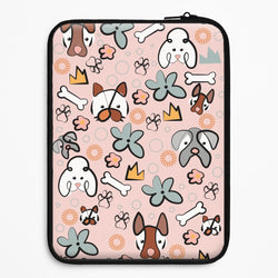 Bones and dogs - Dog Patterns Universal Laptop Sleeve