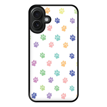 Coloured patterns - Dog Patterns Phone Case for iPhone 16 Plus