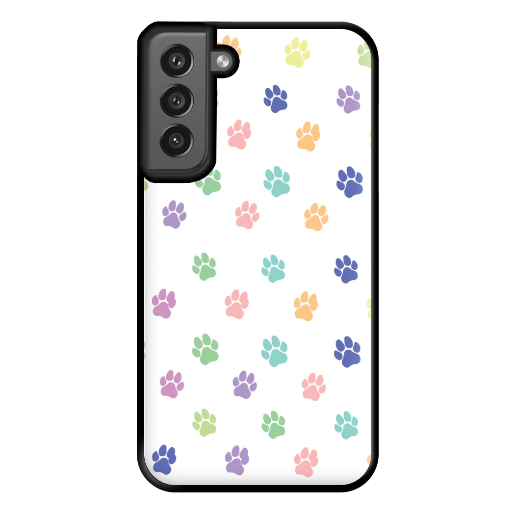 Coloured patterns - Dog Patterns Phone Case for Galaxy S21FE