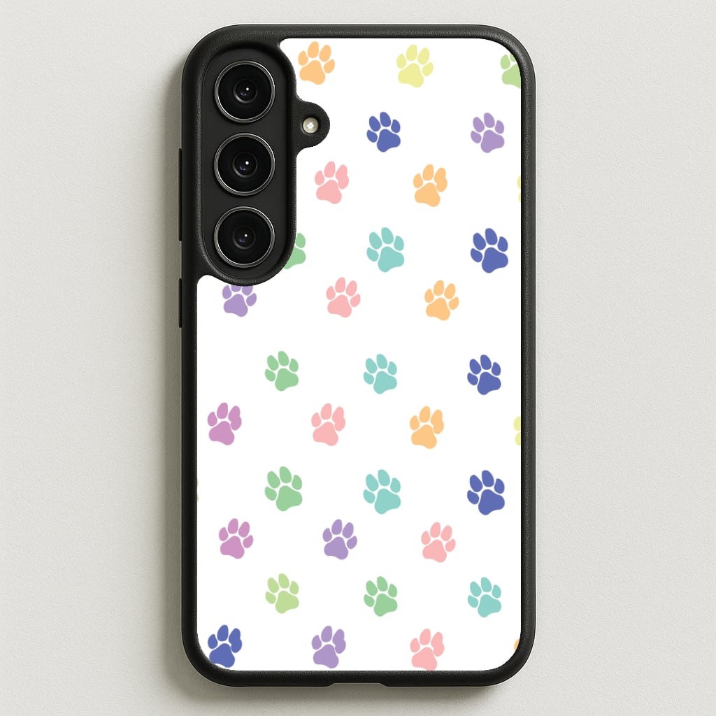 Coloured patterns - Dog Patterns Phone Case for Galaxy S25FE