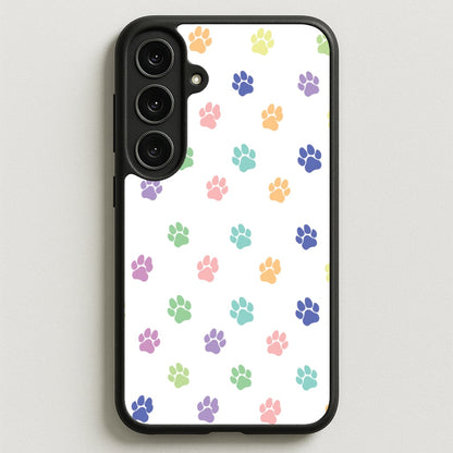 Coloured patterns - Dog Patterns Phone Case for Galaxy S25FE