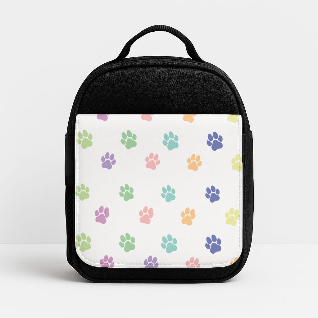 Coloured patterns - Dog Patterns Insulated Lunchbox