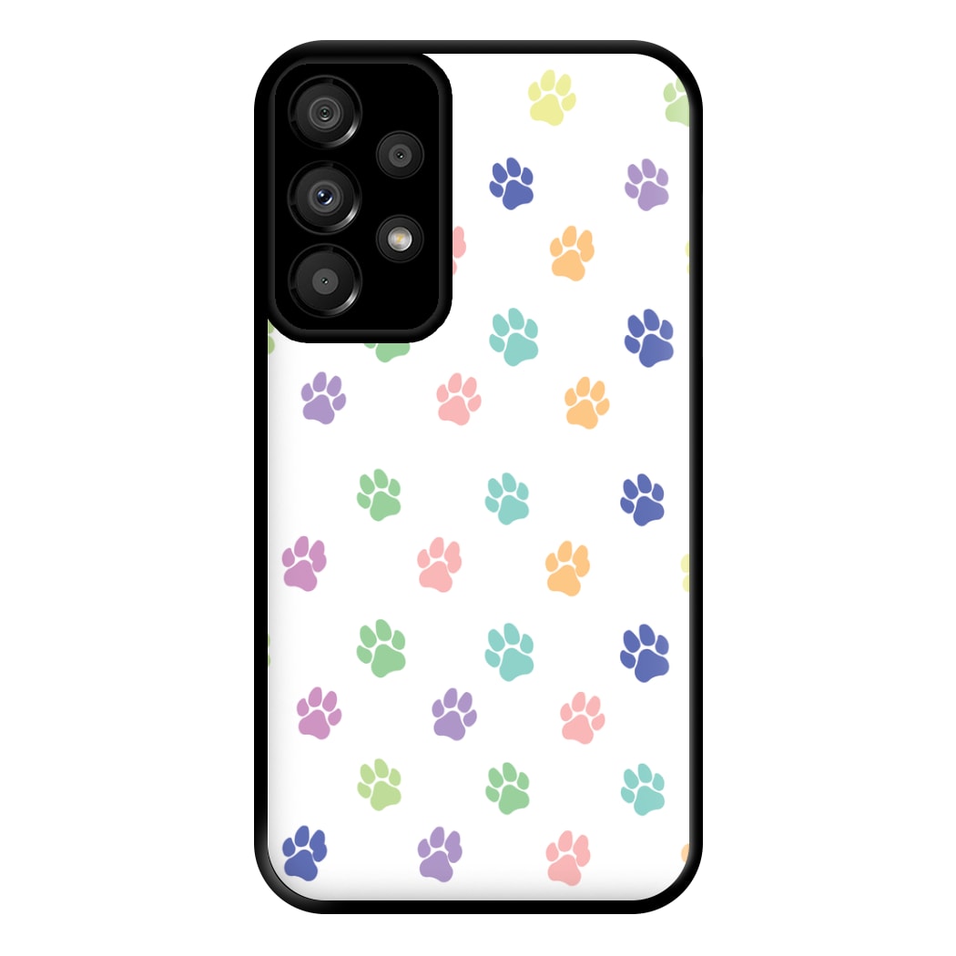 Coloured patterns - Dog Patterns Phone Case for Galaxy A33