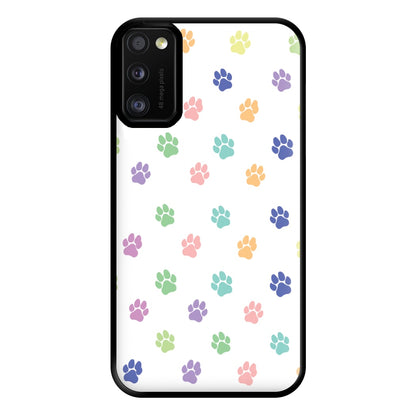 Coloured patterns - Dog Patterns Phone Case for Galaxy A41