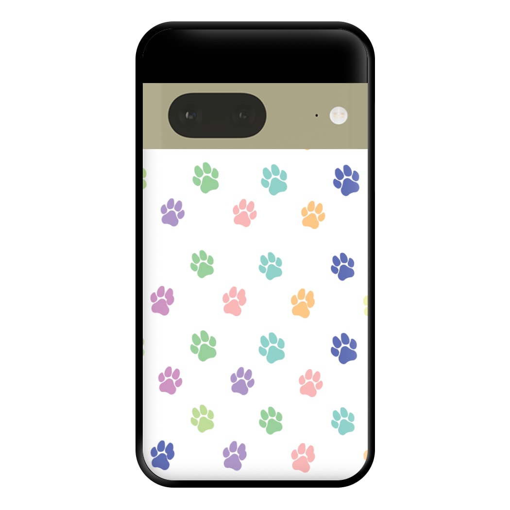 Coloured patterns - Dog Patterns Phone Case for Google Pixel 7a