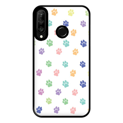 Coloured patterns - Dog Patterns Phone Case for Huawei P30 Lite