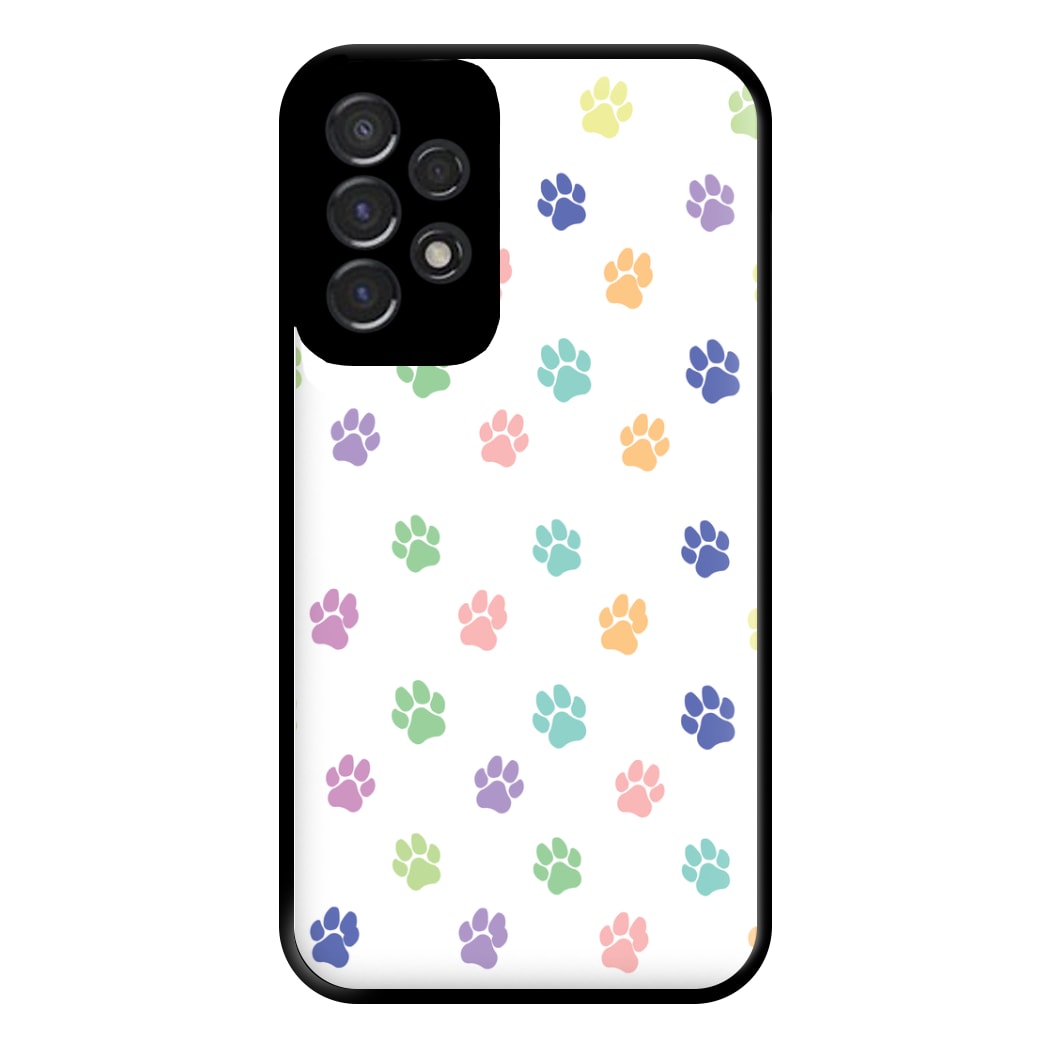 Coloured patterns - Dog Patterns Phone Case for Galaxy A53