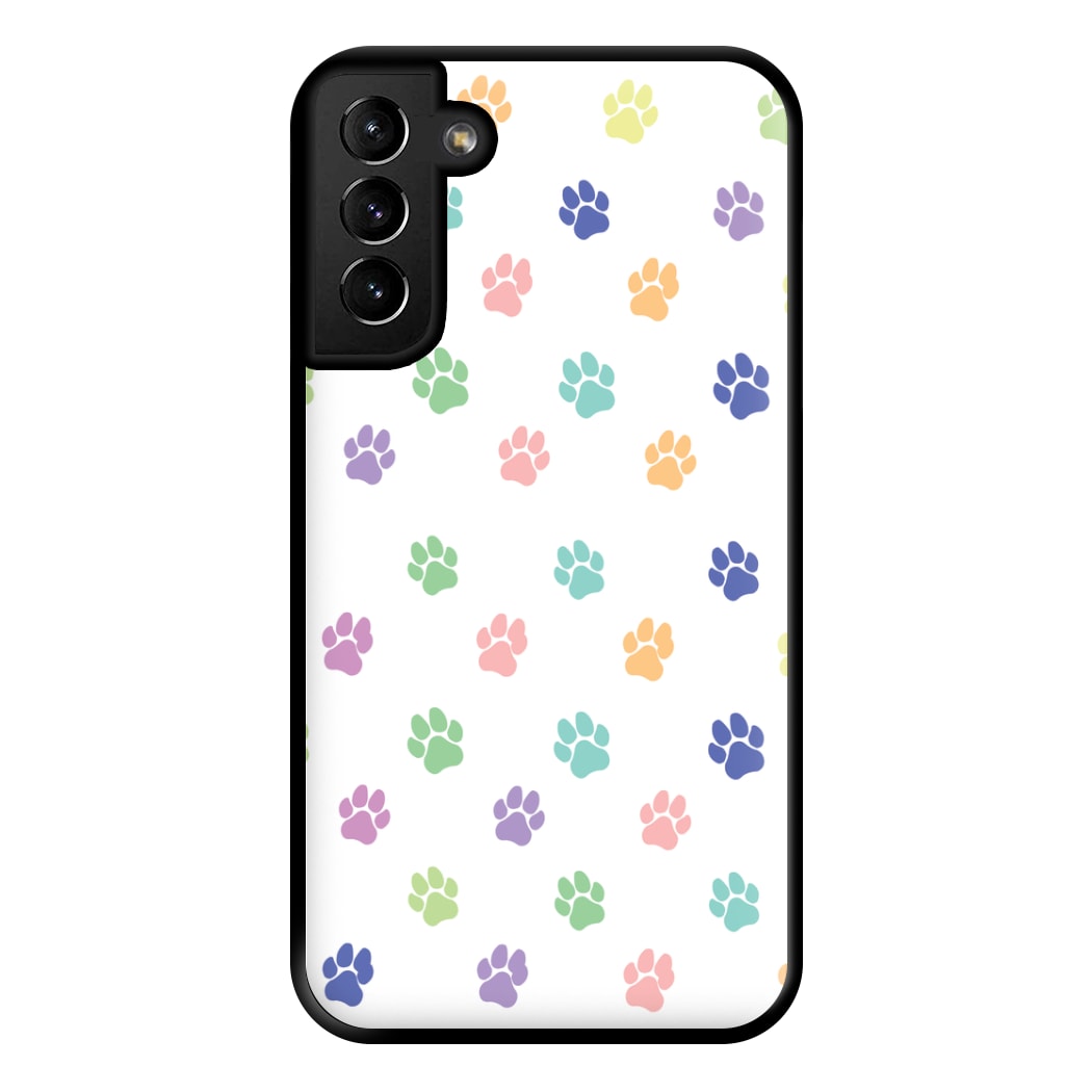 Coloured patterns - Dog Patterns Phone Case for Galaxy S21 Plus