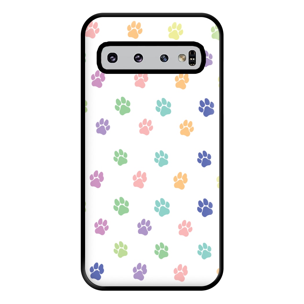 Coloured patterns - Dog Patterns Phone Case for Galaxy S10 Plus