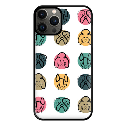 Multi colour dog bones - Dog Patterns Phone Case for iPhone 13 Pro Max