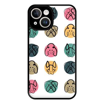 Multi colour dog bones - Dog Patterns Phone Case for iPhone 14