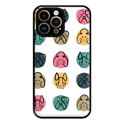 Multi colour dog bones - Dog Patterns Phone Case for iPhone 14 Pro Max