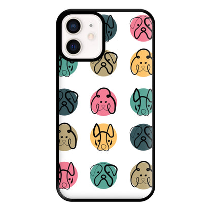 Multi colour dog bones - Dog Patterns Phone Case for iPhone 13 Mini