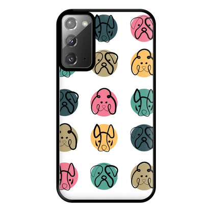 Multi colour dog bones - Dog Patterns Phone Case for Galaxy Note 20 Ultra