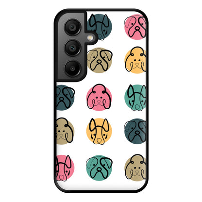 Multi colour dog bones - Dog Patterns Phone Case for Google Pixel 8