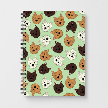 Border Terrier Pattern Notebook