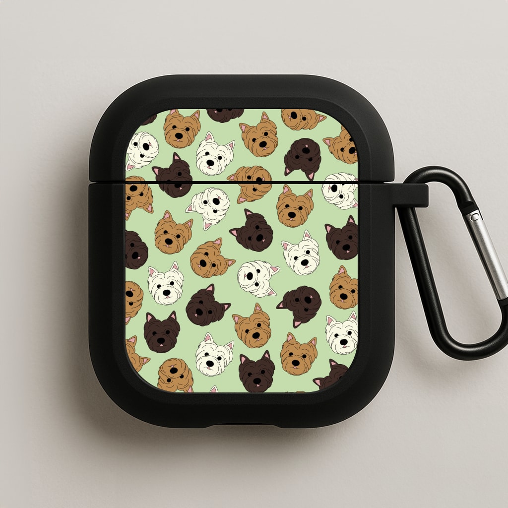 Border Terrier Pattern AirPods Case