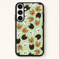 Border Terrier Pattern Phone Case for Galaxy S26
