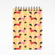Dachshunds In Sweaters Pattern Notebook 4