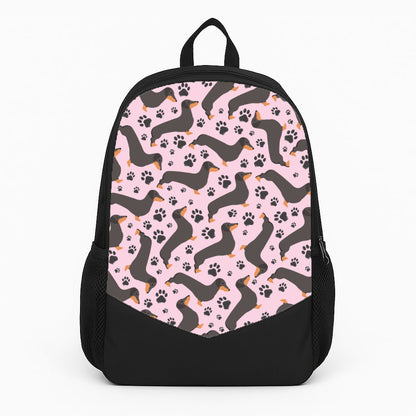 Dachschunds And Paws Pattern Backpack