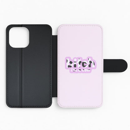Bitch I'm A Cow - Doja Cat Flip Phone Case