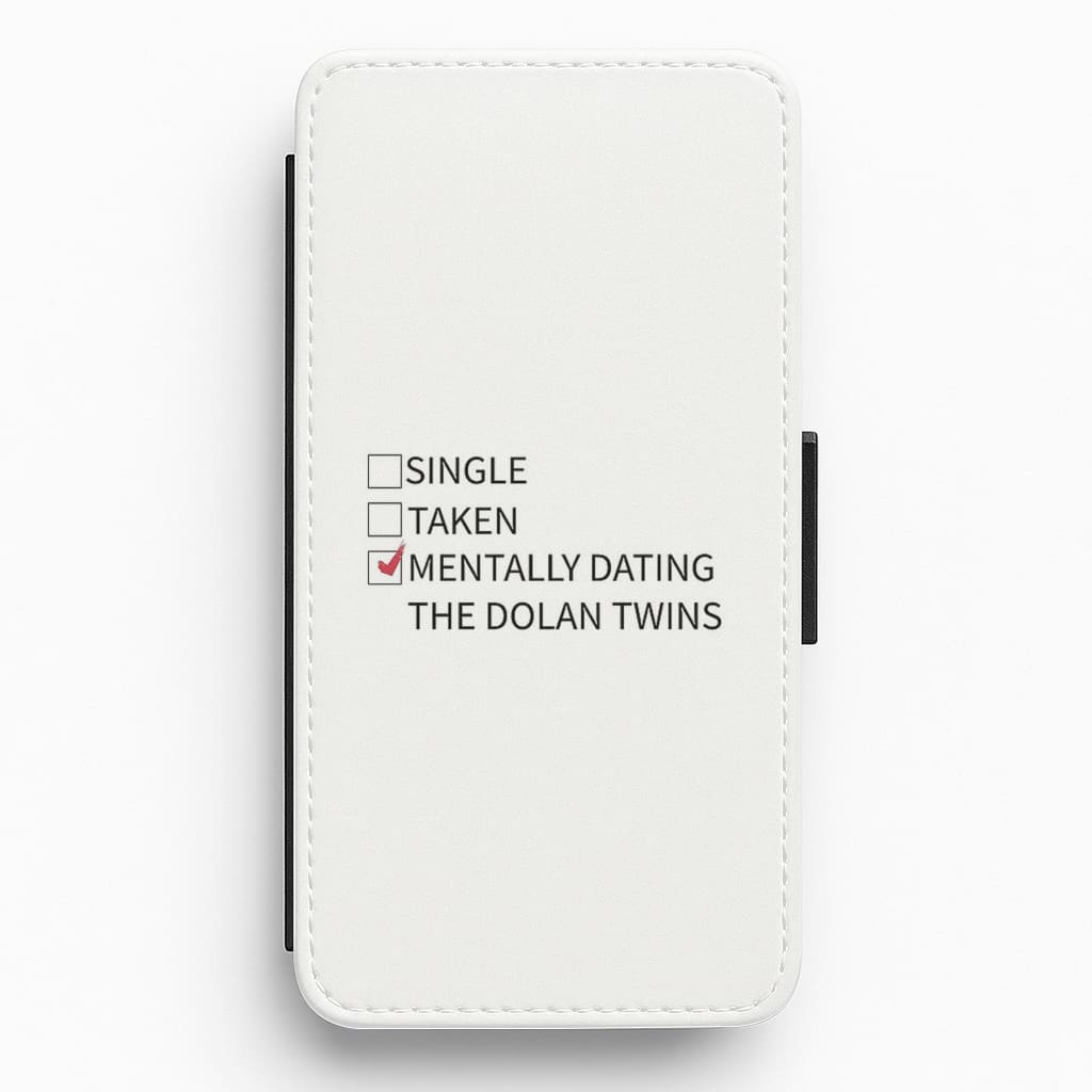 Mentally Dating The Dolan Twins Flip Wallet Phone Case
