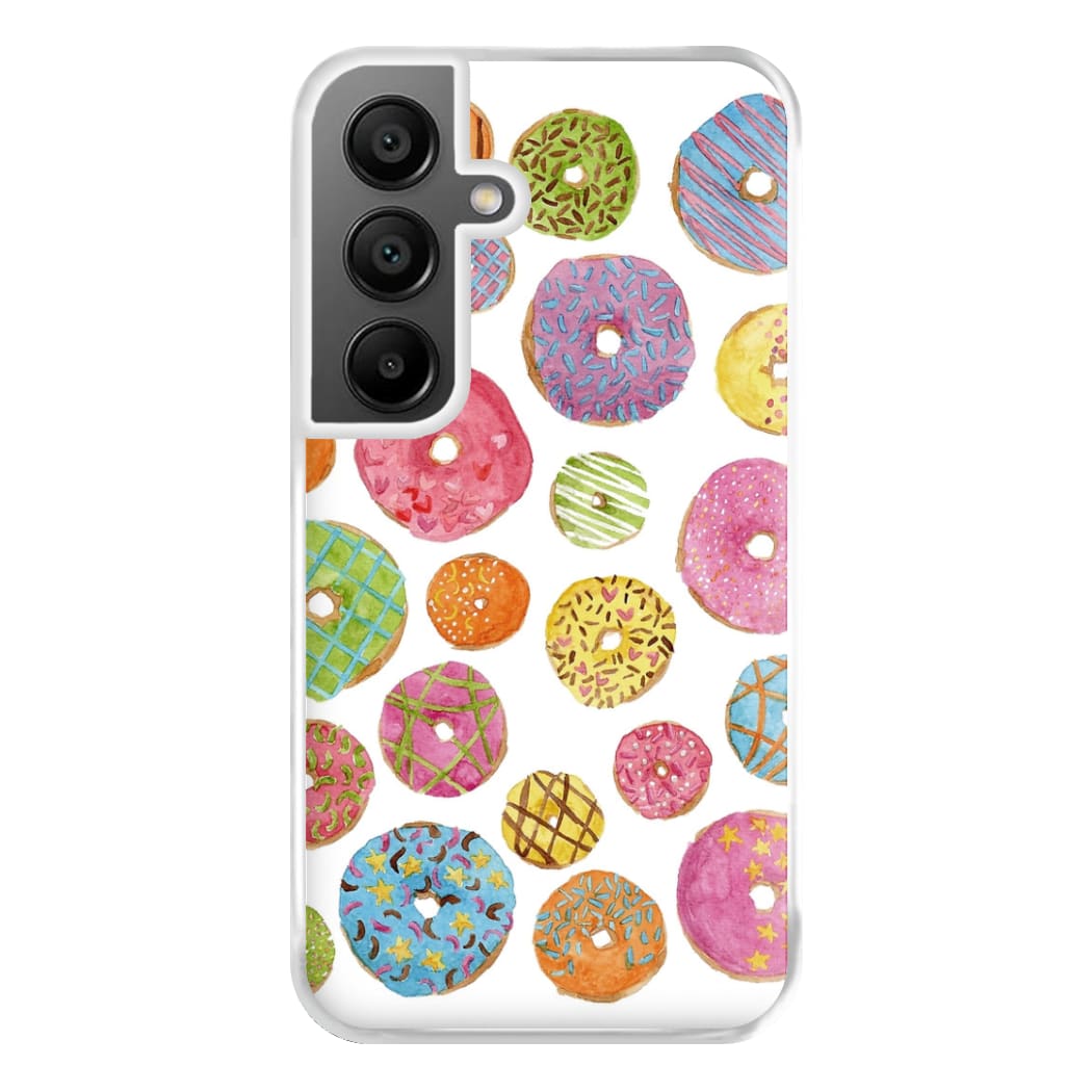 Dougnut Pattern Phone Case for Galaxy A55