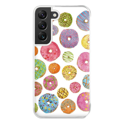 Dougnut Pattern Phone Case for Galaxy S22 Plus