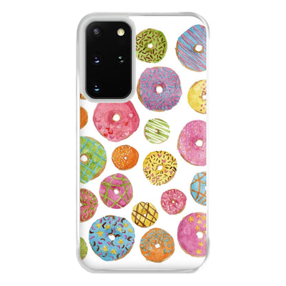 Dougnut Pattern Phone Case for Galaxy S20 Plus